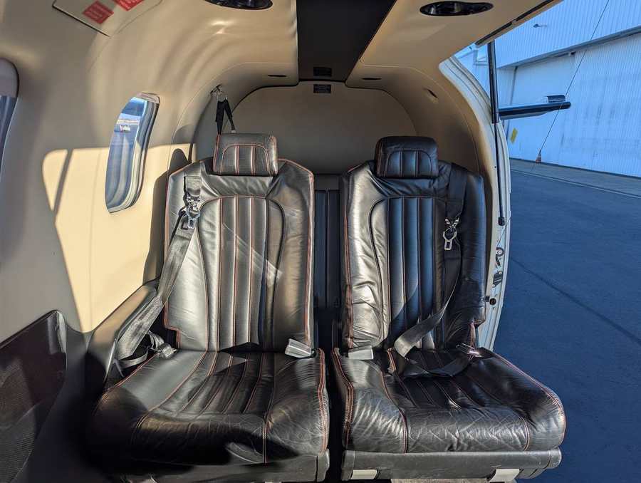 TBM 900 interior looking forward