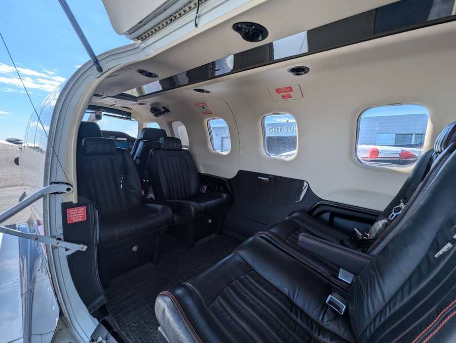 TBM 900 passenger cabin